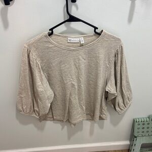 Rafaella Light Tan Long Sleeve Top